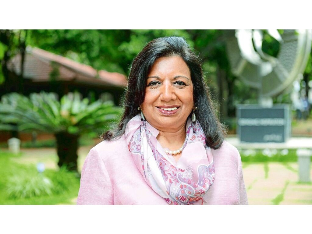 Top Famous Women Entrepreneurs in India Kiran Mazumdar-Shaw: Biotechnology Maven