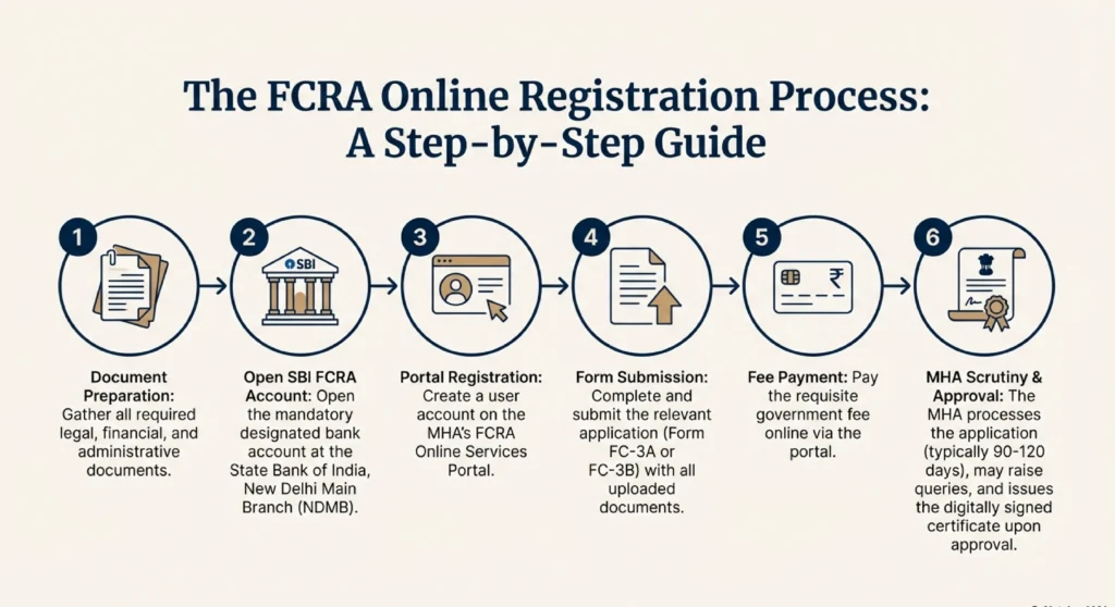 Step-by-Step FCRA Registration Process​
